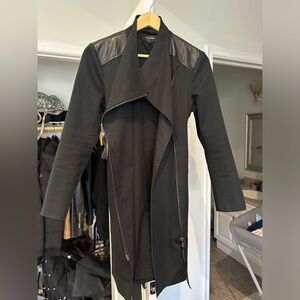 Mackage trench coat - part leather